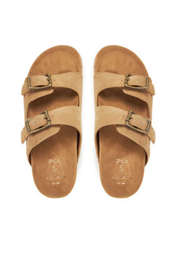 Polo Ralph Lauren Klapki Turbach 803916776003 Brązowy. Kolor: brązowy. Materiał: skóra, nubuk