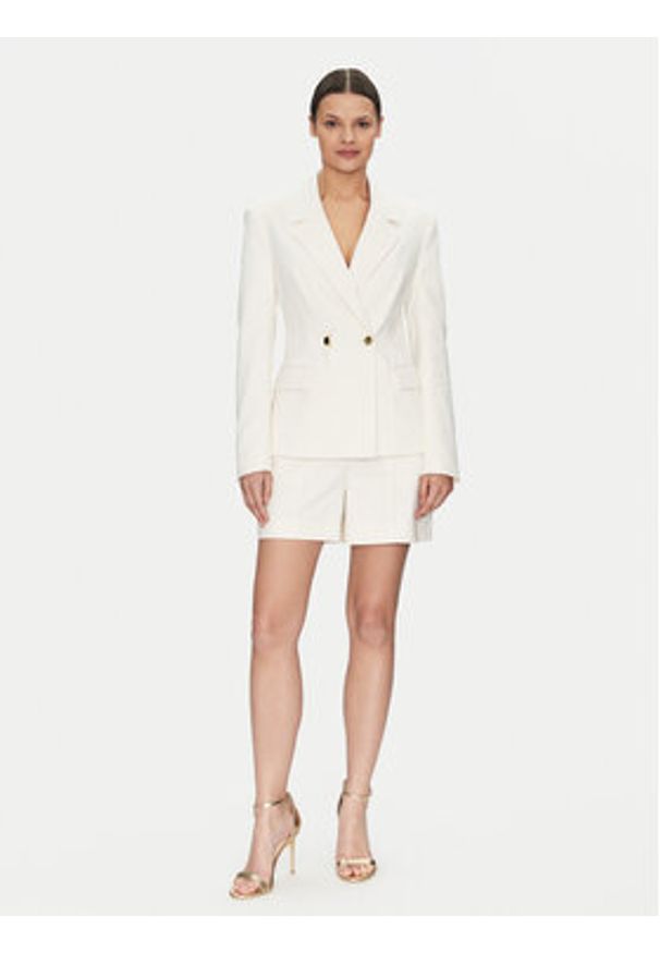 Marciano Guess Marynarka 5GGN24 7311A Écru Regular Fit. Kolor: kremowy. Materiał: bawełna, syntetyk