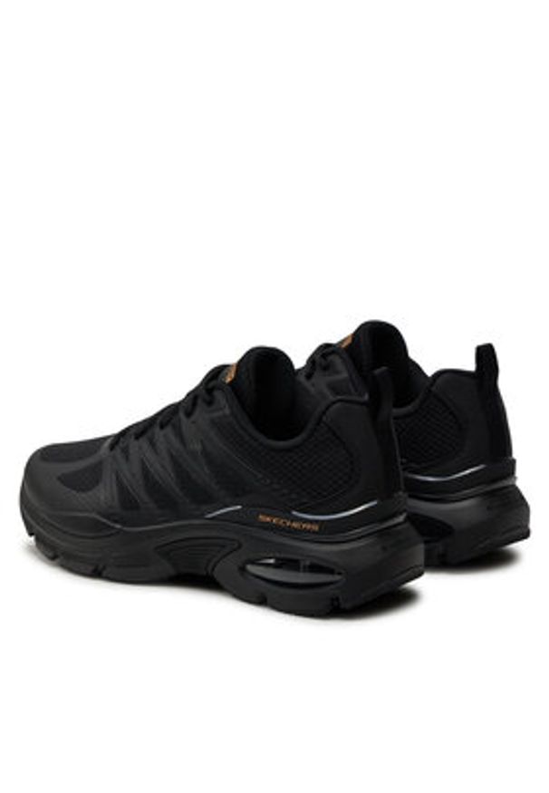 skechers - Skechers Sneakersy Revell 232657 Czarny. Kolor: czarny. Materiał: materiał