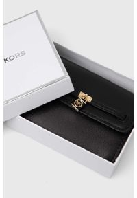 MICHAEL Michael Kors portfel skórzany damski kolor czarny. Kolor: czarny. Materiał: skóra #3