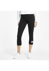 Spodnie legginsy damskie Puma Ess 3/4. Kolor: biały, wielokolorowy, czarny