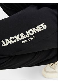 Jack & Jones - Jack&Jones Spodnie dresowe Gordon 12255115 Czarny Regular Fit. Kolor: czarny. Materiał: bawełna #4