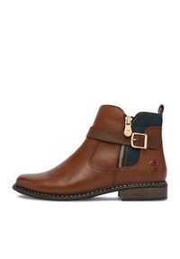Rieker Botki CEO-Z4959-22 Beżowy jasny. Kolor: beżowy. Materiał: skóra #5