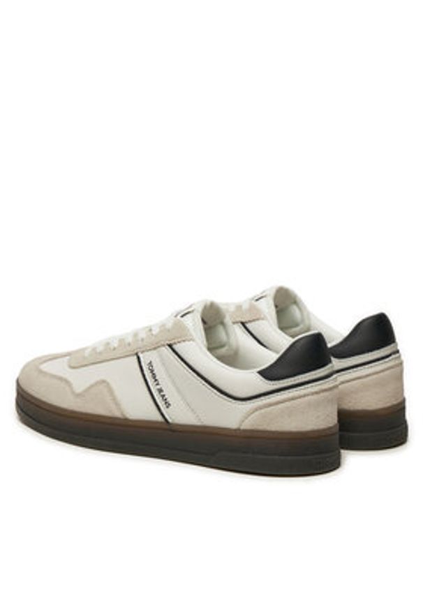 Tommy Jeans Sneakersy The Greenwich Leather EM0EM01524 Czarny. Kolor: czarny. Materiał: zamsz, skóra