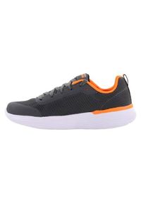 skechers - Buty do biegania dla dzieci Skechers GO Run 400. Zapięcie: sznurówki. Kolor: szary. Materiał: materiał. Szerokość cholewki: normalna. Sport: bieganie