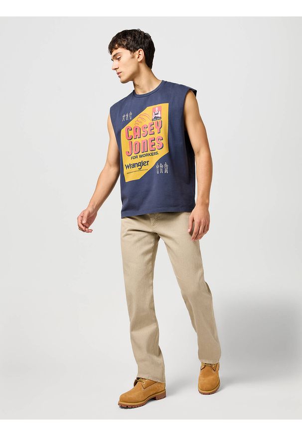 Wrangler - MĘSKIE SPODNIE WRANGLER 13MWZ PREWASHED TAN 112358473