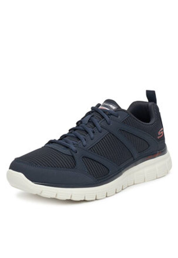 skechers - Skechers Sneakersy BURNS 8790117 NVRD Granatowy. Kolor: niebieski. Materiał: materiał