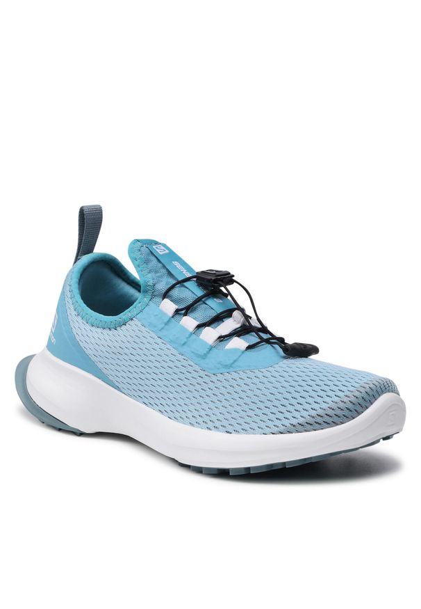 salomon - Buty Salomon Sense Feel 2 W 414304 20 Crystal Blue/White/Troper. Kolor: niebieski. Materiał: materiał