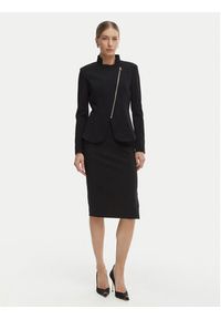 Rinascimento Marynarka CFC0127901003 Czarny Slim Fit. Kolor: czarny. Materiał: syntetyk #5