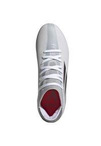 Adidas - Buty piłkarskie adidas X Speedflow.3 Fg Jr FY3305 szary, biały białe. Kolor: biały, wielokolorowy, szary. Materiał: dzianina, syntetyk. Szerokość cholewki: normalna. Sport: piłka nożna
