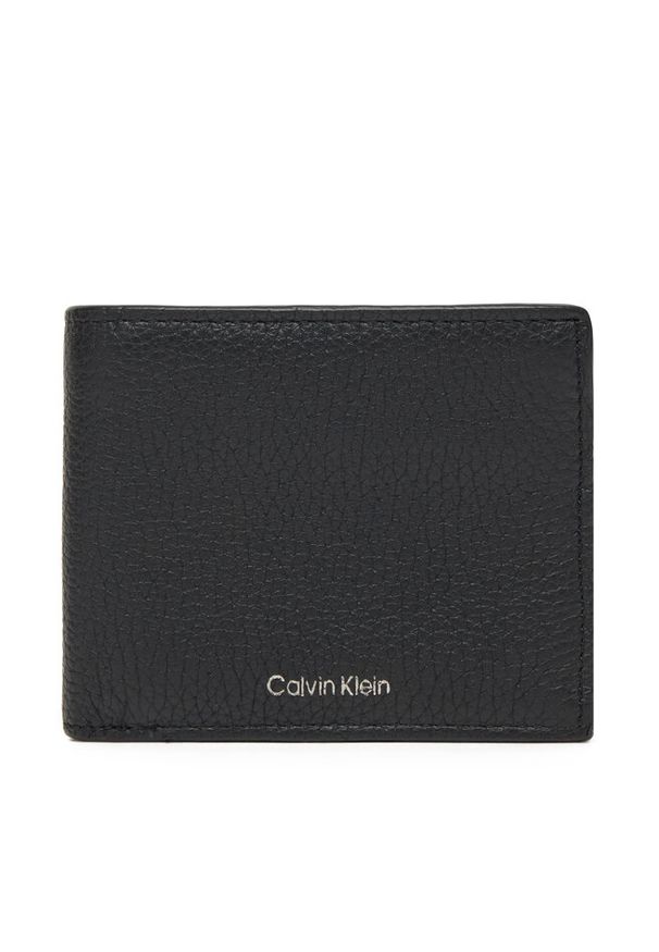 Duży Portfel Męski Calvin Klein. Kolor: czarny