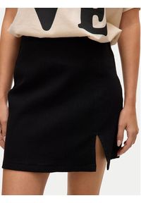 Vero Moda Spódnica jeansowa Nelly 10311322 Czarny Regular Fit. Kolor: czarny. Materiał: bawełna #5
