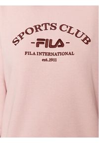 Fila Bluza FAW0593 Różowy Regular Fit. Kolor: różowy. Materiał: bawełna #4