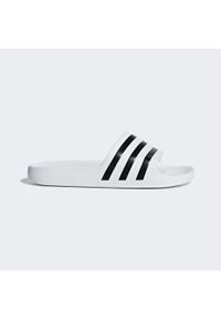 Adidas - Klapki adilette Aqua. Okazja: na plażę. Kolor: biały, czarny, wielokolorowy #2