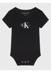 Calvin Klein Jeans Body dziecięce IN0IN00014 Czarny Regular Fit. Kolor: czarny. Materiał: bawełna #1