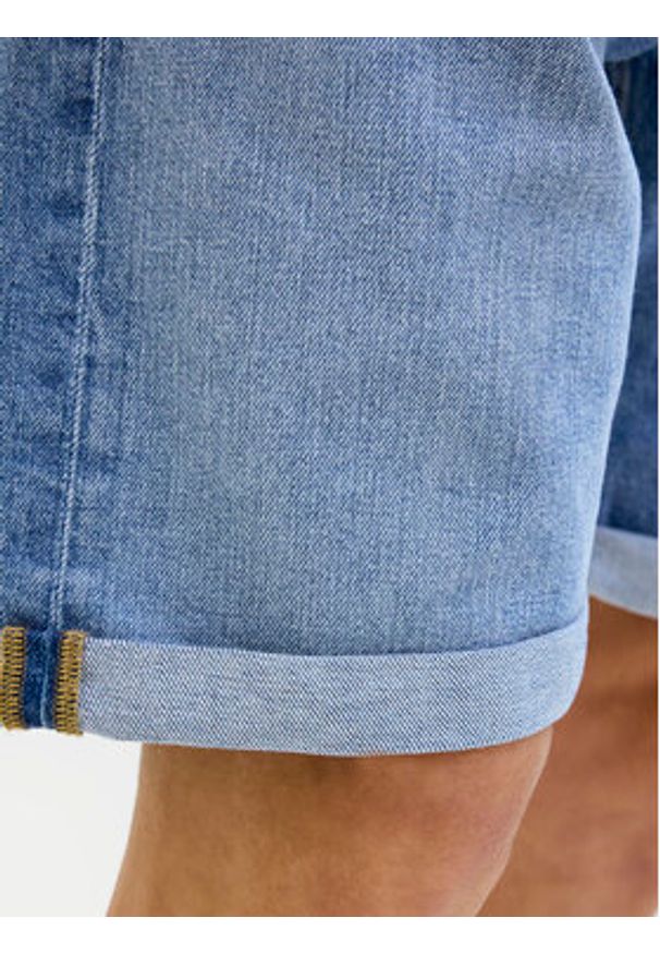Jack & Jones - Jack&Jones Szorty jeansowe Rick 12269612 Niebieski Regular Fit. Kolor: niebieski. Materiał: bawełna