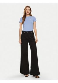 Guess Jeans T-Shirt W5RI52 J1314 Niebieski Regular Fit. Kolor: niebieski. Materiał: bawełna #4