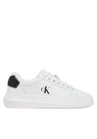 Sneakersy Calvin Klein Jeans. Kolor: biały