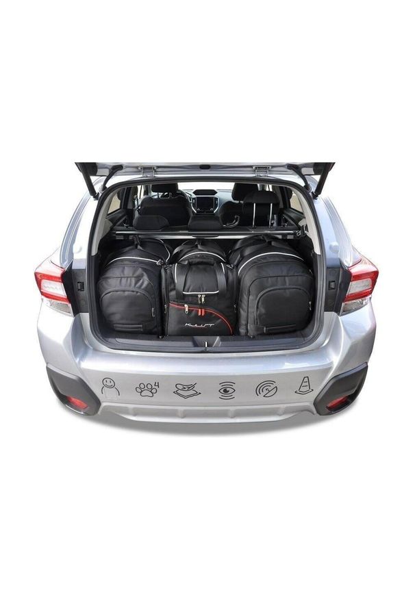 KJUST - Torby Do Bagażnika Subaru Xv 2017-2023 4Szt Kjust. Kolor: czarny. Styl: sportowy