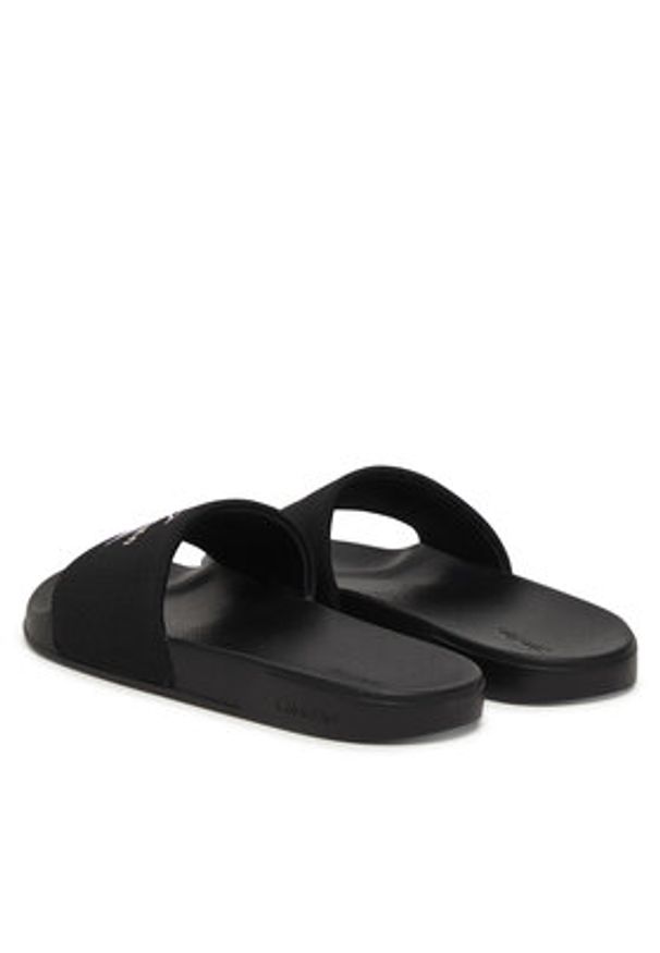 Calvin Klein Klapki Ess Slide Cv HW0HW02958 Czarny. Kolor: czarny. Materiał: materiał