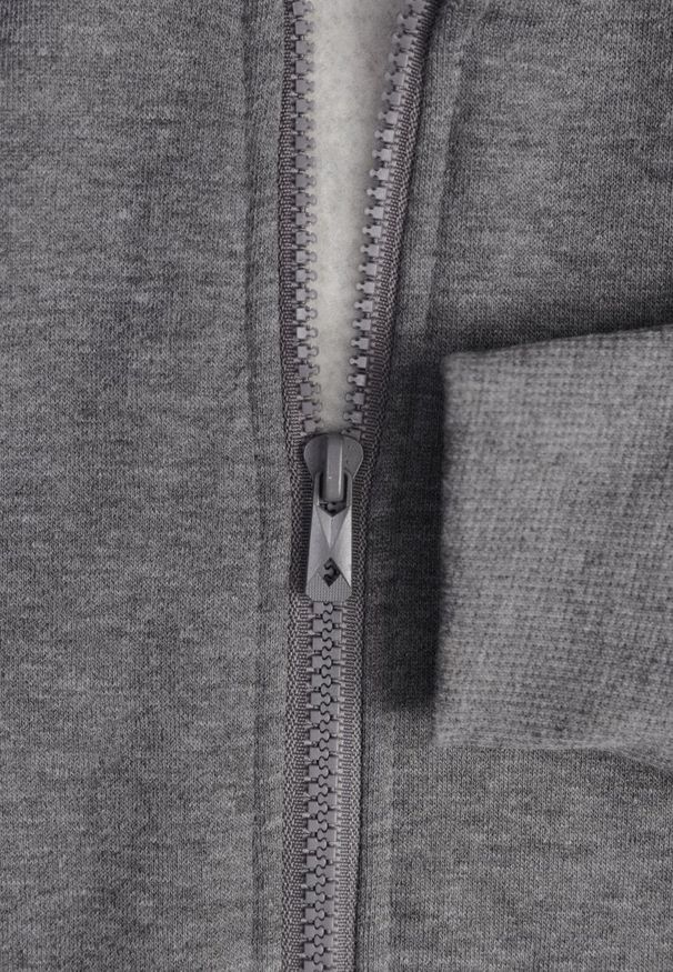 Renee - Ciemnoszara Bluza z Kapturem Harasphei. Okazja: na co dzień. Typ kołnierza: kaptur. Kolor: szary. Materiał: jeans. Styl: casual, klasyczny