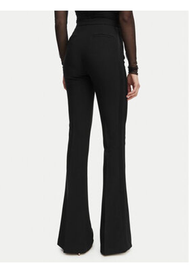 Elisabetta Franchi Spodnie materiałowe PA-184-62E2-V290 Czarny Slim Fit. Kolor: czarny. Materiał: syntetyk