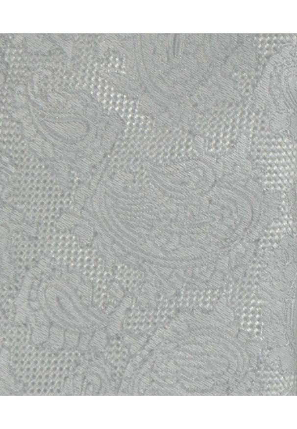 Męski Krawat - Popielaty, Faktura Materiału - Alties. Kolor: szary. Materiał: materiał. Styl: elegancki, wizytowy