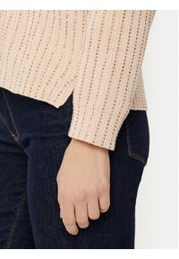 Guess Sweter W5RR03 Z3K70 Beżowy Regular Fit. Kolor: beżowy. Materiał: bawełna #4