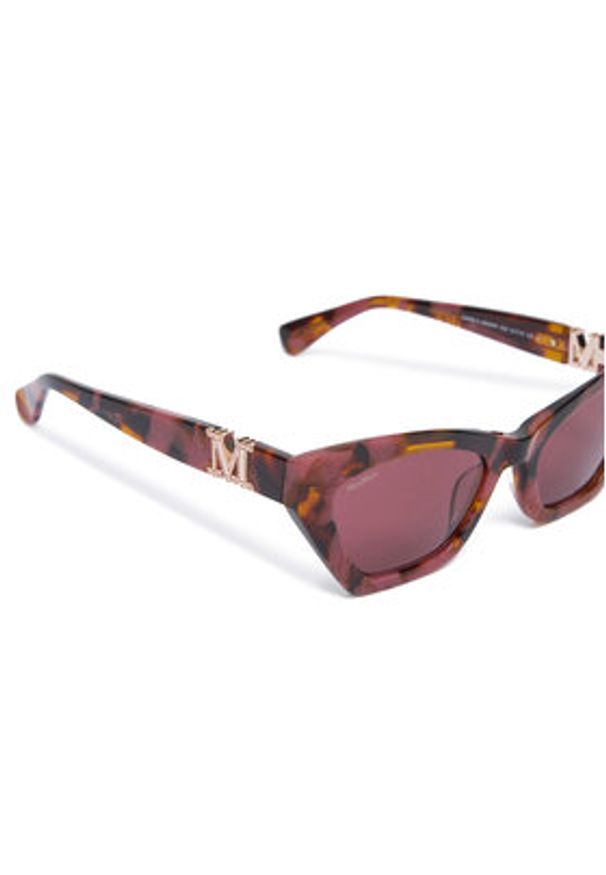Max Mara Okulary przeciwsłoneczne MM0057 55S Brązowy. Kolor: brązowy