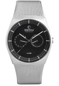 OBAKU - Zegarek męski Obaku Denmark V176GMCBMC srebrny. Kolor: srebrny #1