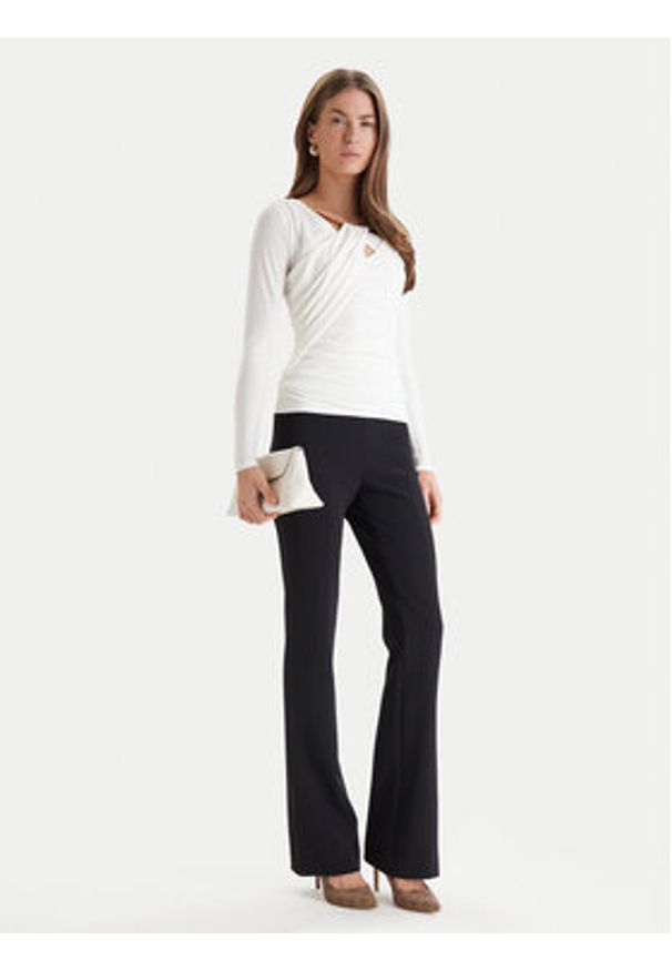 Marciano Guess Bluzka 6RGP06 6257A Biały Slim Fit. Kolor: biały. Materiał: syntetyk