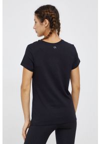 Calvin Klein Performance - T-shirt. Kolor: czarny. Materiał: materiał, dzianina. Wzór: nadruk #4