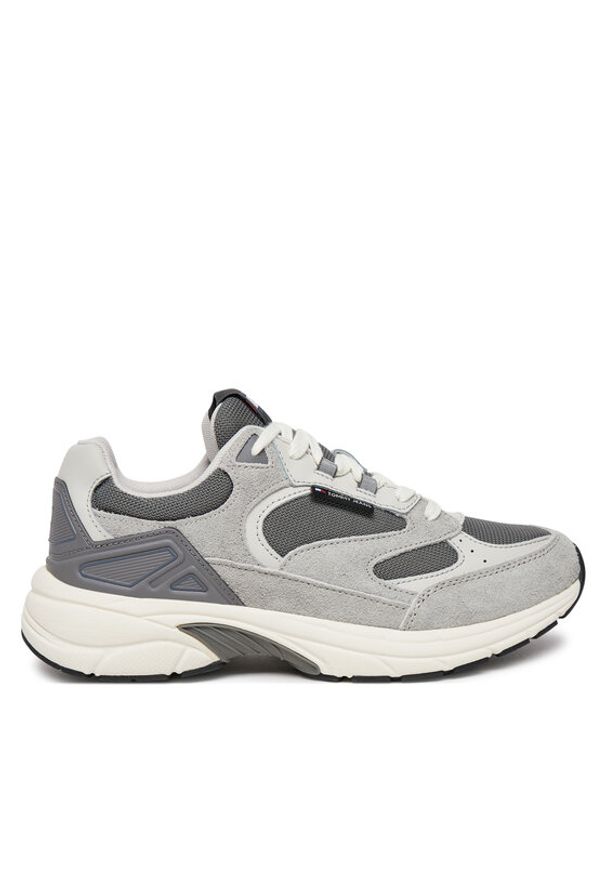 Tommy Jeans Sneakersy EM0EM01501 Szary. Kolor: szary. Materiał: zamsz, skóra