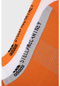 Adidas by Stella McCartney - adidas by Stella McCartney skarpetki (2-pack) HG1214 damskie kolor pomarańczowy. Kolor: pomarańczowy. Materiał: poliamid #2