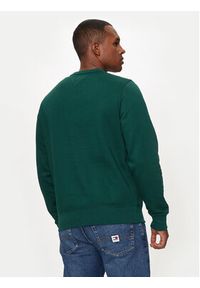 TOMMY HILFIGER - Tommy Hilfiger Bluza Logo MW0MW11596 Zielony Regular Fit. Kolor: zielony. Materiał: bawełna, syntetyk #5
