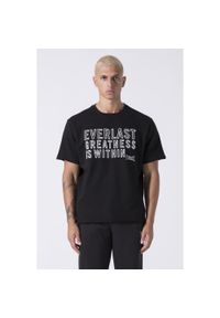 EVERLAST - Girocollo Felpa Non Garz. Kolor: czarny. Sport: fitness
