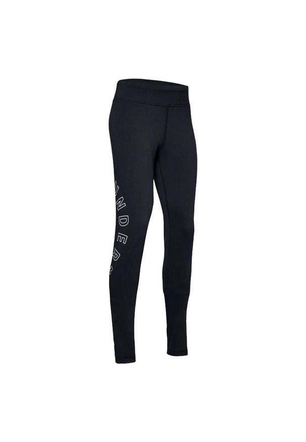 Under Armour - Legginsy Dziecięce Favorite. Kolor: czarny. Styl: sportowy