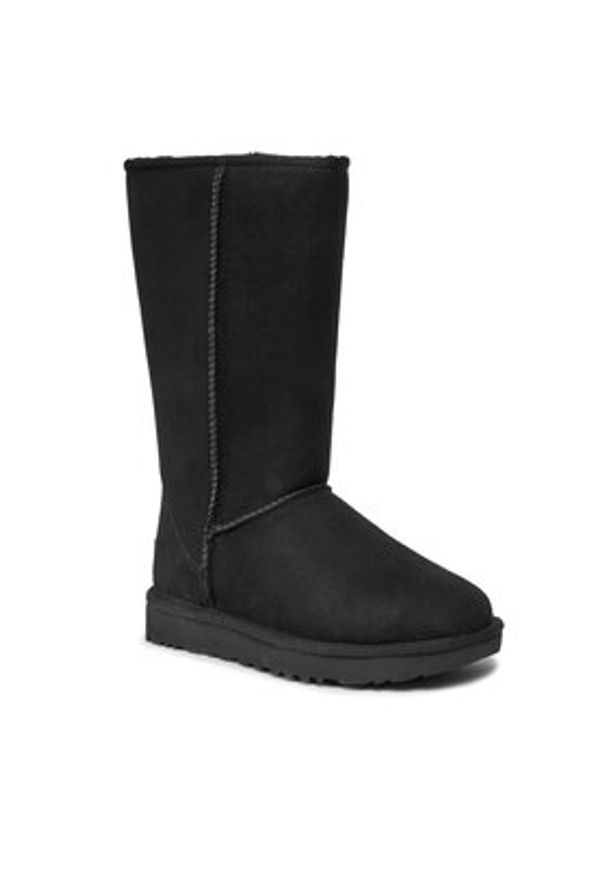 Ugg Śniegowce W Classic Tall II 1016224 Czarny. Kolor: czarny. Materiał: skóra