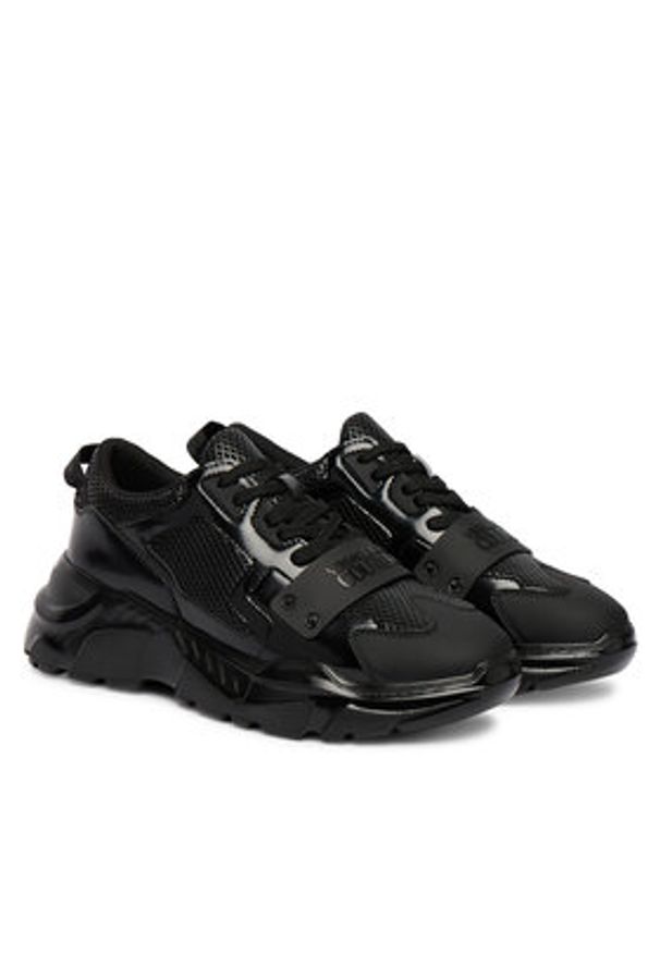 Versace Jeans Couture Sneakersy 80YA3SC4 ZSE03 Czarny. Kolor: czarny. Materiał: skóra