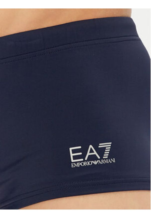 EA7 Emporio Armani Kąpielówki 7M000551 AF14514 MB010 Granatowy. Kolor: niebieski. Materiał: syntetyk