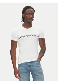 Emporio Armani Underwear T-Shirt EM000375 AF10772 U0002 Biały Slim Fit. Kolor: biały. Materiał: bawełna