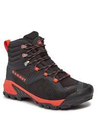 Mammut Trekkingi Sapuen High GTX GORE-TEX 3030-04241-00654-1075 Czarny. Kolor: czarny. Materiał: mesh, materiał. Technologia: Gore-Tex. Sport: turystyka piesza