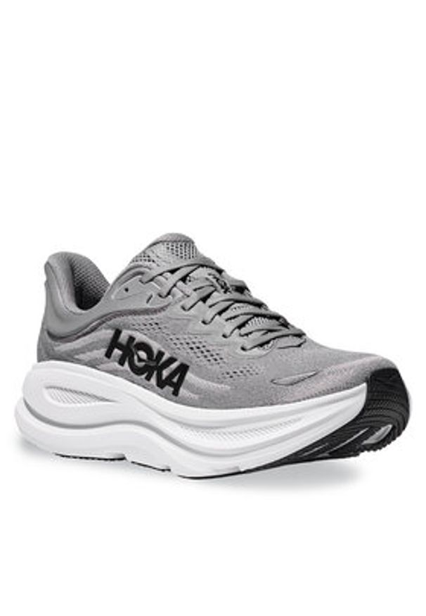 HOKA - Hoka Buty do biegania Bondi 9 1162011 Szary. Kolor: szary. Materiał: materiał