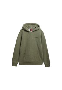 Bluza z kapturem Superdry Essential Logo HB. Typ kołnierza: kaptur. Kolor: zielony #1
