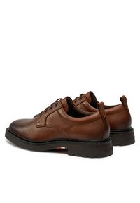 TOMMY HILFIGER - Tommy Hilfiger Półbuty Comfort Lwt Lth Shoe FM0FM05172 Brązowy. Kolor: brązowy. Materiał: skóra #4