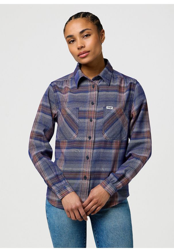 Wrangler - DAMSKA KOSZULA WRANGLER FEMME WESTERN SHIRT EARTH RED 112370788