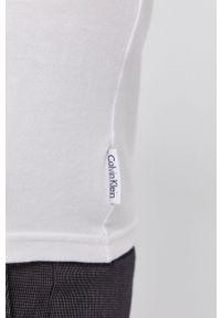 Calvin Klein T-shirt (2-pack) męski kolor biały gładki. Okazja: na co dzień. Kolor: biały. Materiał: dzianina. Wzór: gładki. Styl: casual