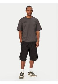 Alpha Industries T-Shirt World Logo 258514 Szary Regular Fit. Kolor: szary. Materiał: bawełna #3