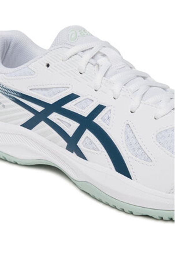 Asics Buty halowe Upcourt 6 1071A104 Biały. Kolor: biały. Materiał: materiał