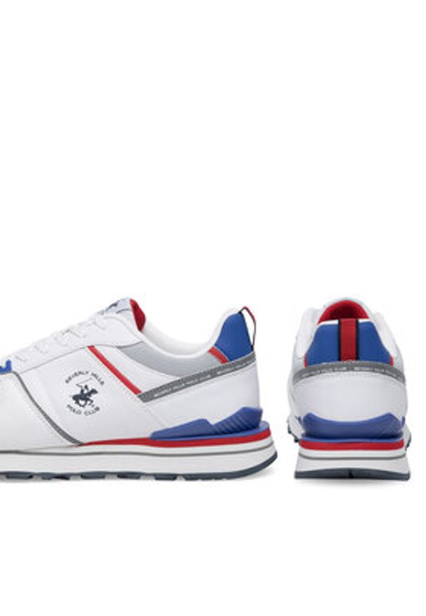 Beverly Hills Polo Club Sneakersy V5-6140 Biały. Kolor: biały. Materiał: materiał
